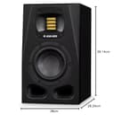Monitor da studio attivo ADAM Audio A4V, woofer MLM da 4", tweeter AMT prodotto a mano, calibrazione Sonarworks, guida d'onda HPS orientabile - Diffusore nearfield professionale da studio - 5