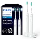 Philips Sonicare 3100 Electric Toothbrush, Sonic Toothbrush, Pressure Sensor and Timer, White, Dual Pack, Model HX3675/13 - 1
