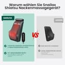 Snailax Massaggiatore Cervicale con Calore,Massaggiatore Elettrico per collo e schiena,Masaggio Shiatsu per la schiena, cuscino massaggiante per collo/schiena/spalle, regali per mamma e papà - 9