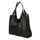 Chicca Borse Borsa a Spalla Donna in Pelle Made in italy 40x36x10 Cm - 7