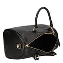 Chicca Borse Borsa donna bauletto a mano 30x23x18cm vera pelle dollaro artigianale - Nero - 7