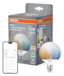 OSRAM Lampada LED SMART+ Globe 95 E27 Tunable White, dimmerabile, compatibile con Matter, WiFi, controllabile tramite app e voce, 14 W, 2700-6500 K - 1