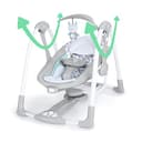 Ingenuity ConvertMe 2-in-1 Babyschaukel & Babywippe, tragbar, Vibration, Musik, Naturgeräusche, 0–9 Monate, 2,7–9 kg – Raylan - 6
