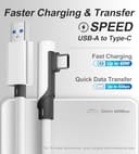 TRANSNOVO Link Cable 5M, VR Compatible With Meta Quest 3/3S/2/Pro/Pico 4, Long Accessories for PC/Steam VR Games, USB 3.2 A to Type-C High Speed Data Transfer, Black - 4