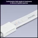 Philips Hue Indoor 1 Pack Strisce LED Smart Solo Kit Base 3m - Luci LED con controllo tramite Hue App - Strisce luminose compatibili con Alexa, Google Assistant e Apple HomeKit - 6