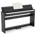 MUSTAR Digital Piano 88 Weighted Keys, Full Size 88 Key Piano Keyboard Semi Weighted, Home Electric Piano with Furniture Stand and Triple Pedal, Music Stand, USB MIDI, Black - 1