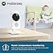 Motorola Nursery VM483 - Video Baby Monitors - Video Baby Monitor - 2.8 Inch Parental Unit - Infrared - Digital Zoom - Talk-Back Function, White (VM 483) - 3