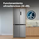 Cecotec Frigorífico 4 Puertas Total No Frost de 474L Bolero CoolMarket 4D 474 Dark E. 177,5cm de Alto, 83,3 cm de Ancho, Clase E, Ultra Silencioso, Iluminación LED, Compresor Inverter Plus, Inox Negro - 11