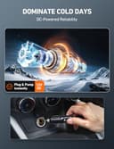 AstroAI Auto Luftpumpe Elektrisch Luftkompressor Digital Tragbar Air Compressor, LCD Bildschirm 12V DC Verpackung für Auto, Fahrrad, Motorrad, Ball usw - 2