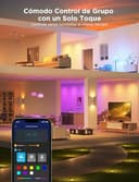Govee Bombilla Inteligente GU10, Bombilla LED GU10 WiFi RGBWW Compatible con Matter, Alexa y Google Home, Lampara LED 400LM 16 Millones de Colores Regulable Sincronización de Música, Paquete de 4 - 6