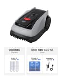 ECOVACS Goat O600 RTK Care Kit Robot Tosaerba Senza Cavi Perimetrali, per Aree Fino a 600 M², Navigazione RTK+Vision, Evita Ostacoli con IA, Controllo via App, Passaggio in Spazi da 0,7 M - 2