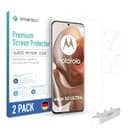 smartect TPU Schutzfolie 2 + 2 Stück für Motorola Edge 50 Ultra, Displayschutz + Kameraschutz, HD Panzerfolie Anti-Kratzer, Ultra-klar, Blasenfrei, Fingerabdruck kompatibel, Hüllenfreundlich - 1