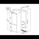 Smeg FRIGO INCASSO COMBINATO 270LT H177 VENTILATO/NO FROST LED INVERTER - E C3170NE - 2