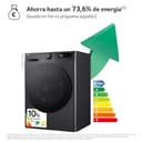 LG F4DR6009AGM - Lavadora Secadora Inteligente, 9/6kg, AI Direct Drive, 1400rpm, Carga Frontal, TurboWash 360º, Vapor Steam, Serie 600, Inox Grafito - 5