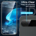 JETech Protector Pantalla para Google Pixel 10 con Protector Lente Cámara, Compatible con Desbloqueo por Huella Dactilar, Cristal Vidrio Templado, HD Claro, 2 Paquetes Cada Uno - 6