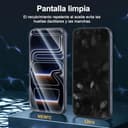 NEW'C 2 x Protector Pantalla para iPhone 17 Pro Max (6,9 Pulgadas) y 2 x Protector Pantalla Protector de Lente de Cámara - Cristal Templado -Ultra Resistente- Herramienta de instalación fácil incluida - 5