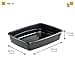 Ferplast Lettiera Gatto, Toilette per Gatti Grandi, in Plastica con Bordi Alti, Facile e Veloce da Pulire, L 54,5 x W 39,5 x H 12,5 cm, Vari Colori - 2