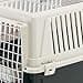 Ferplast Transportbox katze, Hundetransportbox kleine Hunde und Katzen bis max. 5 kg, aufklappbares Dach, mit Kissen und Napf, Lüftungsschlitze, 32,5x48xH 29 cm,Transportbehälter ATLAS 10 OPEN - 6