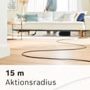 Bosch Staubsauger mit Beutel Serie 8 BGL8XPER, ideal für Allergiker, Hygiene-Filter, 10 Jahre Motorgarantie, XXL-Polsterdüse, XXL-Fugendüse, langes Kabel, Made in Germany, leise, 700 W, blau - 7