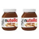 Nutella Nuss-Nougat-Creme, 750 g Verpackung kann variieren (Packung mit 2), Kakao - 1