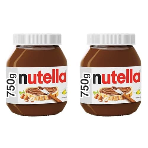 Nutella Nut Nougat Cream 750g Packaging May Vary (Pack of 2) Cocoa