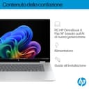 HP OmniBook X Flip NG AI PC x360 | ClipperX 25C1 | Ultra 7-258V (8C) 47 NPU TOPs | 32GB LPDDR5X 8533 on-board | 1TB PCIe Gen4 Value | Intel Arc 140V GPU | Glacier Silver AI logo - 5MP IR PVCY ST - 11