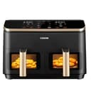 COSORI Friggitrice ad Aria Doppio Cestello, 8,5 Litri Grande Capacità del Air Fryer, Funzione 8 in 1, 35-230°C, Veloce ed Efficiente, Finestra, CAF-R903, Oro - 1