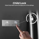 Hisense RS741N4WBE Freestanding American Side by side Door American Fridge Freezer 578 litre, Black, with Non-Plumbed Water Dispenser, Black, 90.8 × 179.3 × 74.3 cm (W×H×D) - 10