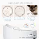 Catit Pixi Smart Trinkbrunnen für Katzen, 2l Fassungsvermögen, Steuerung via App, Trinkbrunnenfilter für die Catit Pixi Trinkbrunnen - 4