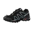 SALOMON Speedcross 4 Gore-Tex, Scarpe da Ginnastica Basse Donna, Nero Black Metallic Bubble Blue, 39 1/3 EU - 1