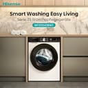Hisense WF3S1043BW3 Waschmaschine mit Dampffunkunktion, 10.5 kg, 1400 U,min, 19 Programme, WIFI, ConnectLife, Power JetWash, Aqua Stop, Auto Wash, Quick Wash, Steam Refresh, EEK A-20 Prozent - 4