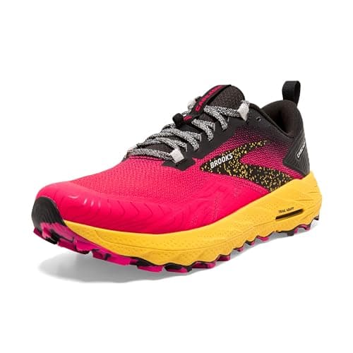 Brooks 1203921B609 Cascadia 17 Donna, Diva Pink/Black/Lemon Chrome EU 38.5