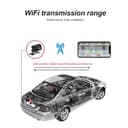 Telecamera Retromarcia Per Android Per IOS Telecamera Posteriore Auto Wi-Fi HD 170 Gradi Wireless Impermeabile Backup 12V 24V(For 12-24V Cars) - 6