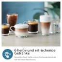 Philips 3300 Series Kaffeevollautomat - 6 Getränke, Modernes Farb-Touchscreen-Display, LatteGo-Milchsystem, SilentBrew, 100% Keramikmahlwerk, AquaClean Filter, Schwarzchrom (EP3347/90) - 3