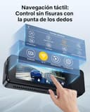 GKU Cámara de Coche Delantera y Trasera, Pantalla Táctil de 3.18", Dashcam 4K+1080P con Tarjeta SD de 64 GB, WiFi 5.8 GHz y GPS, Dash Cam Coche con Modo de Estacionamiento 24 h, Sensor G(ES) (D700-ES) - 3