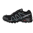 SALOMON Speedcross 4 Gore-Tex, Scarpe da Ginnastica Basse Donna, Nero Black Metallic Bubble Blue, 39 1/3 EU - 2