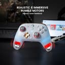 GameSir Cyclone 2 Wireless Controller - 1000Hz Polling Rate, TMR Joysticks, Hall/Micro 2-in-1 Triggers for PC/Switch/Android/iOS, PC Gaming Controller with Charging Dock(White) - 8