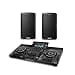 Denon DJ SC LIVE 4 and 2x Alto Professional TS410 Standalone DJ Controller, 4-Channel Mixer, WiFi, Speaker and 2x 2000W 10" Active PA Speaker with 3-Channel Mixer, Bluetooth Streaming and DSP - 1