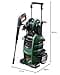 Bosch Home and Garden 06008A7700 AdvancedAquatak 150 Idropulitrice, Verde, 86.4 x 44.6 x 40.4 cm - 6