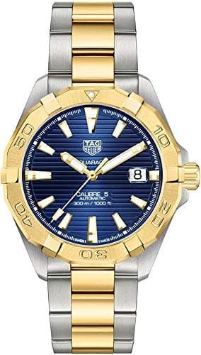 Tag Heuer Aquaracer WBD2120.BB0930 - Orologio Automatico da Polso Subacqueo da Uomo Bicolore, Blu