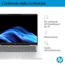 HP OmniBook 7 AI 14-fr0001sl, Notebook, Intel Core Ultra 5-225U, 16GB RAM, 512GB SSD, Display 14” OLED 2K 300 Nits, AI PC, 5MP IR Privacy Cam TNR, Windows 11, Argento - 10