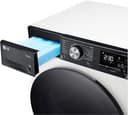 LG RH90V9LVEN Asciugatrice Smart a Carica Frontale 9kg, Serie V9, Classe C, Condensazione con Pompa di calore DUAL Inverter, Eco Hybrid, Condensatore autopulente, Allergy Care, Wi-Fi, Bianca - 13