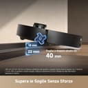 DREAME L40s Pro Ultra Robot Aspirapolvere, Auto-pulizia moci, Aspirazione 19.000 Pa, Spazzola antigroviglio, Estensione Moci e Spazzola Laterale per Angoli, evita oltre 180 oggetti, Controllo Vocale - 6