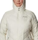 Columbia Heavenly Long Hooded Jacket, Chaqueta Acolchada Con Capucha para Mujer, Chalk, Talla XS - 9
