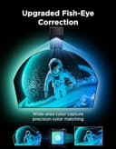 Govee TV Backlight 3 Lite with Fish-Eye Correction Function Sync to 32 Inch TVs, 1.8m RGBWIC Wi-Fi TV LED Backlight with Camera, 4 Colours in 1 Lamp Bead, Voice and APP Control, Adapter - 2