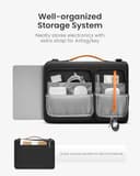 tomtoc Laptop Shoulder Bag for 16'' Macbook Pro M5 Pro/Max (2026) A3428 A3429, M4/M3/M2/M1, Dell XPS 16, Vivobook 15/16, CornerArmor Protective Water-resistant Case Briefcase for Business & Travel - 5