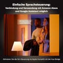 Philips Hue White & Color Ambiance Iris Tischleuchte (570 lm), dimmbare LED Leuchte für das Hue Lichtsystem mit 16 Mio. Farben, smarte Lichtsteuerung über Sprache oder App, weiß - 11