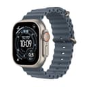 Apple Watch Ultra 3 GPS + Cellular, Cassa 49 mm in titanio naturale con Cinturino Ocean blu salmastro - 1