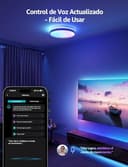 Lepro T1 AI Plafón LED Techo Inteligente, Lámpara Techo 24W 1800LM, Luz RGB y Blanca Regulable, Control de Voz, Sync Música, Funciona con Alexa, Google Home, Diseñador de Iluminación AI Personalizado - 3