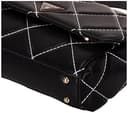 GUESS Women's Cessily Convertible Crossbody Flap, Black Multi, One Size - 4